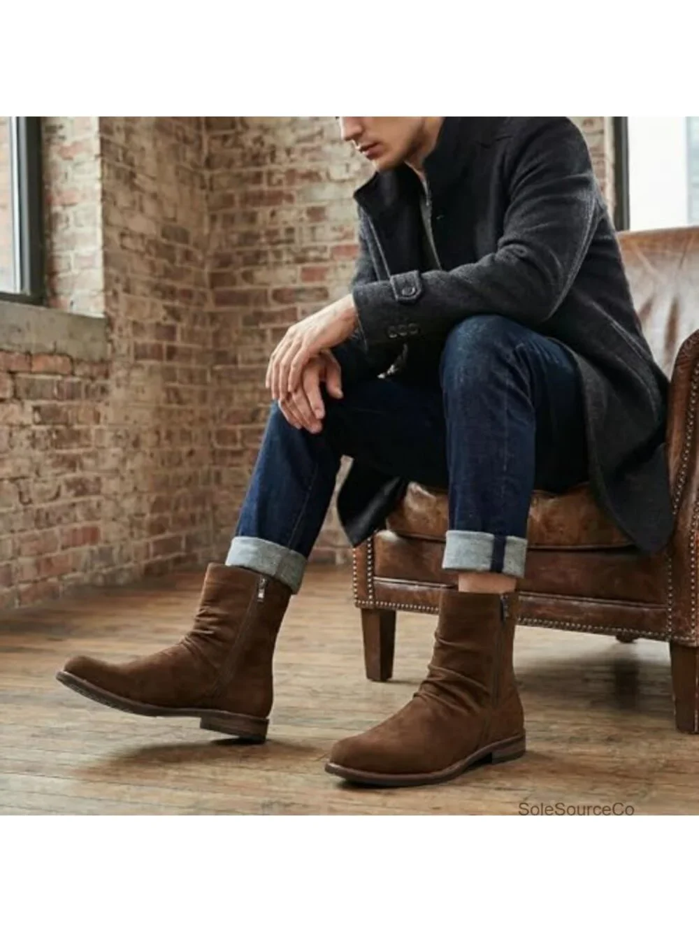 N/A men’s suede